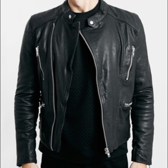 Topman Other - Topman Biker Motorcycle Leather Jacket